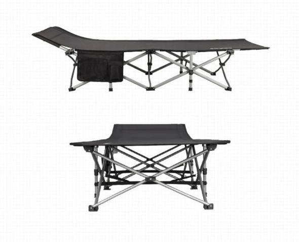 Раскладушка KingCamp OVERSIZE LIGHTWEIGHT FOLDING CAMPING COT (KC8009) BLACK  