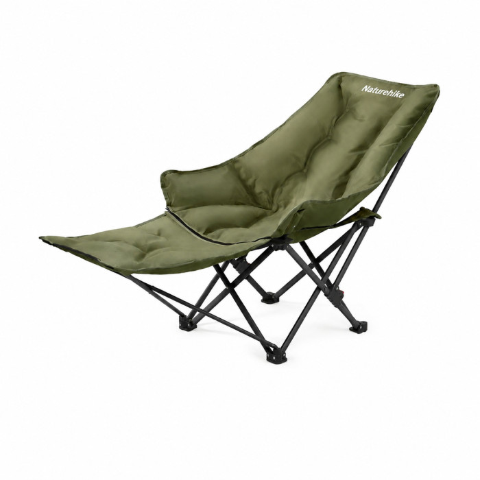 Кресло туристическое складное с подставкой для ног Naturehike Sea Star 001 CNK2450JJ020, зеленый  