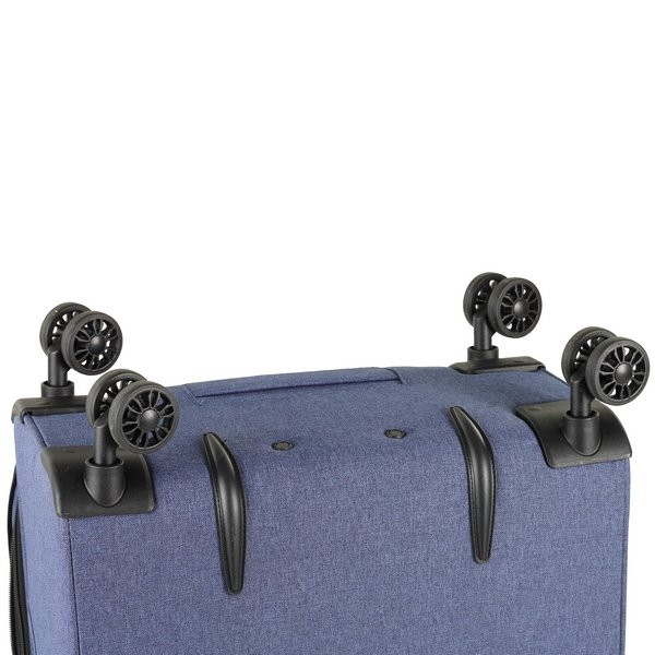 Чемодан Members Beaufort, синий (размер S)  