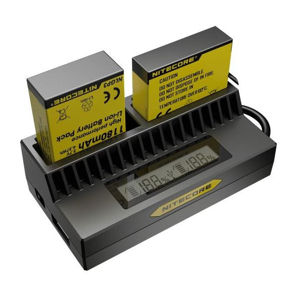 Зарядное устройство Nitecore UGP4 для GoPro Hero 4/3 AHDBT- (401/301/201)  