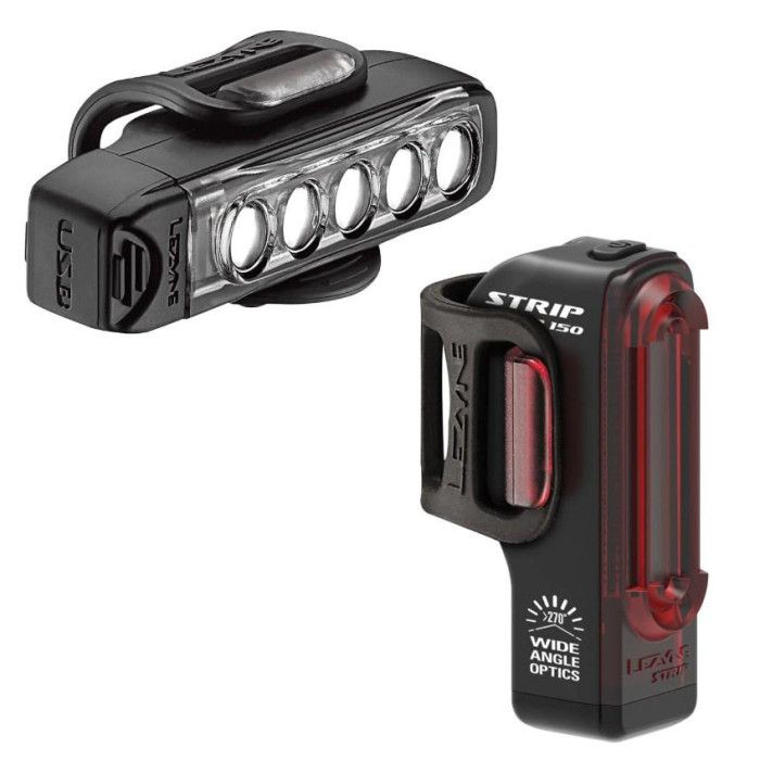 Комплект фар Lezyne STRIP DRIVE PAIR Y400/150 люменов 13 