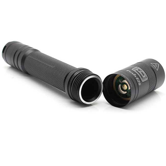 Карманный фонарь Fenix E25 , серый,XP-E, 187 лм.  