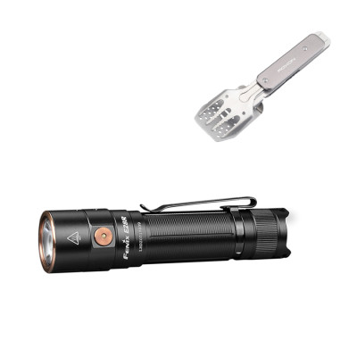 Фонарь Fenix E28R с аккумулятором Fenix 3400mAh + набор для барбекю Roxon S602G