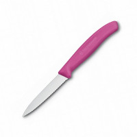 Нож кухонный Victorinox SwissClassic Paring серрейтор (цветные) Vx67636.L115
