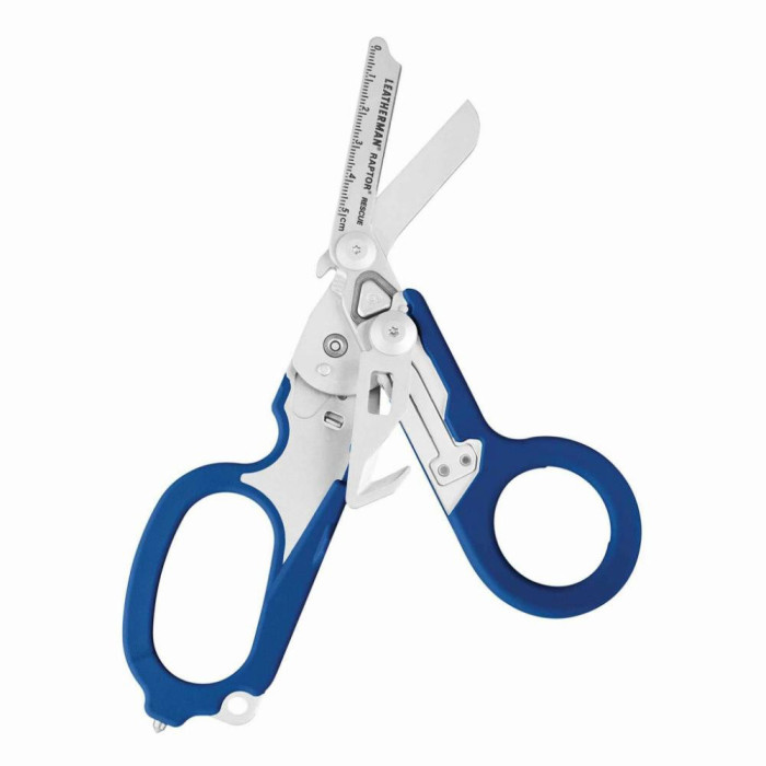 Ножницы LEATHERMAN Raptor Rescue, голубые, utility чехол 