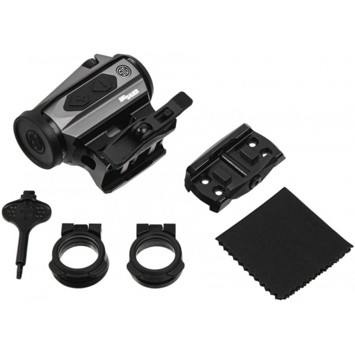 Прицел коллиматорный SIG OPTICS ROMEO4S 1x20mm, 2 MOA red dot ballistic circle dot, solar  