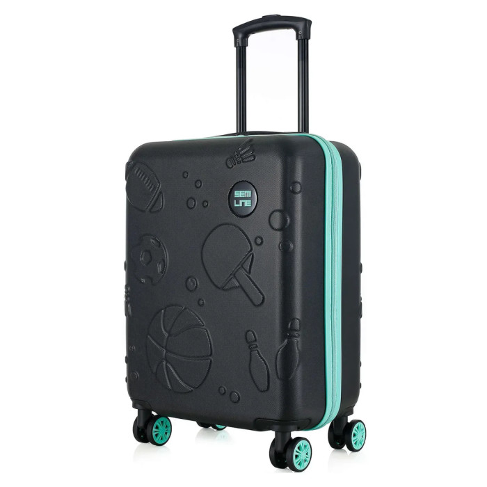 Чемодан детский Semi Line 20" (S) Black/Blue (T5889-2)  