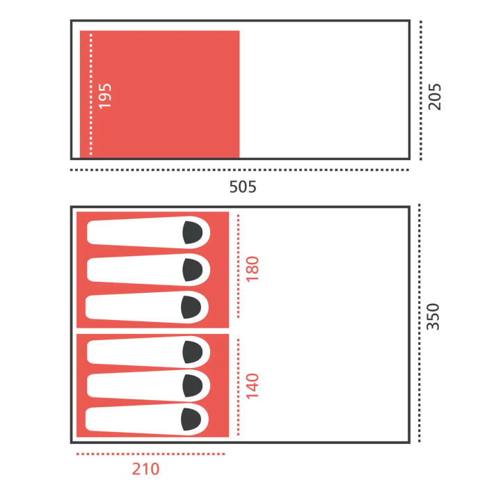 Палатка Grand Canyon Helena 6 Mojave Desert (330033)  