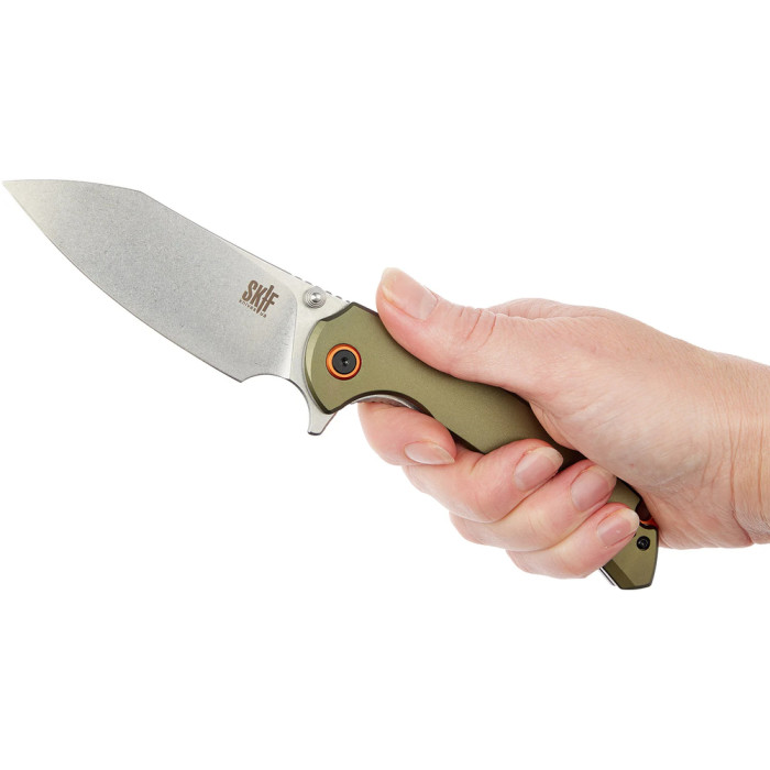 Нож Skif Jock SW, aluminium, olive green  