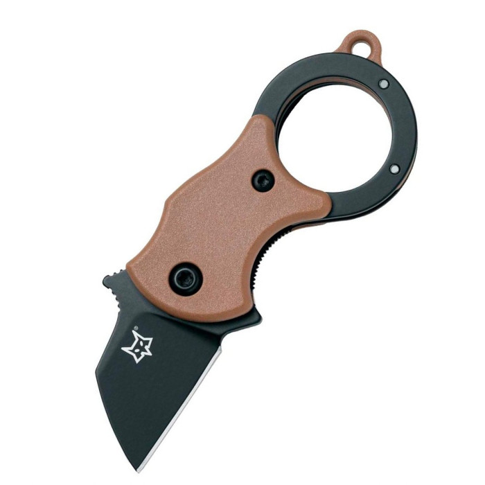 Нож Fox Mini-TA Black Blade Coyote FX-536CBB  