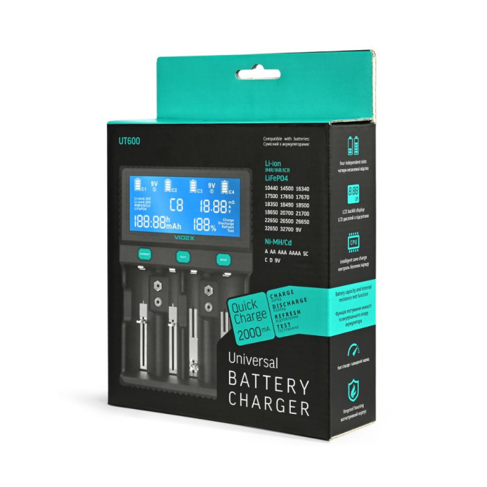 Зарядное устройство универсальное VIDEX VCH-UT600  