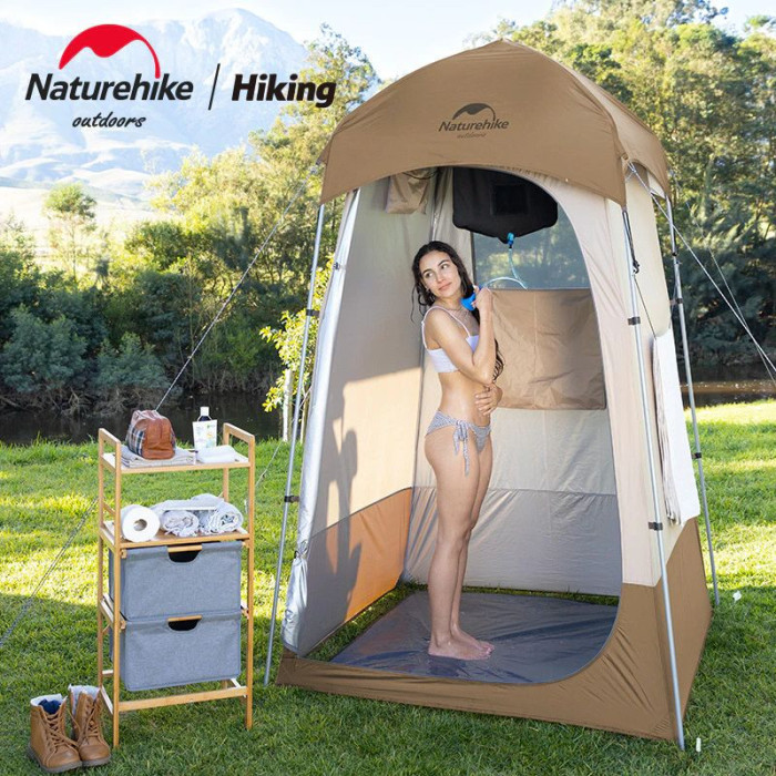 Душевая палатка Naturehike NH21ZP005, коричневая  
