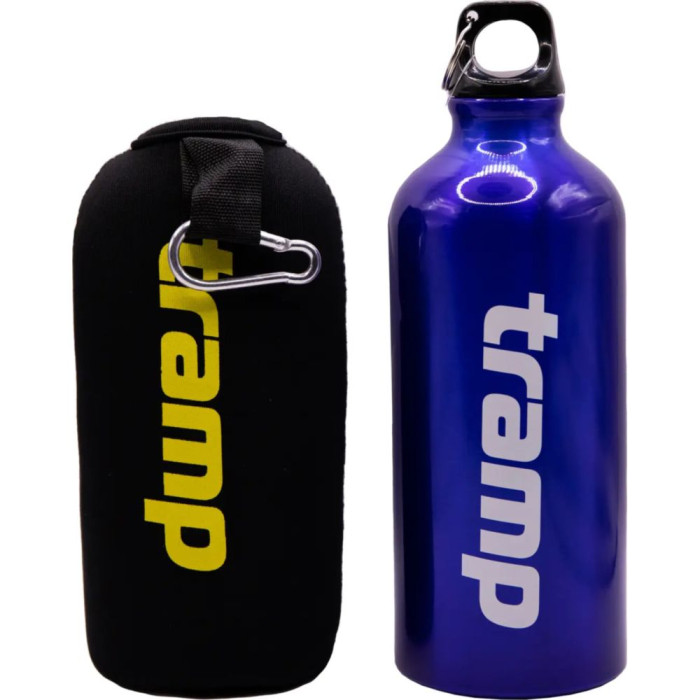 Бутылка в неопреновом чехле Tramp TRC-033, 0,6 л, синий  