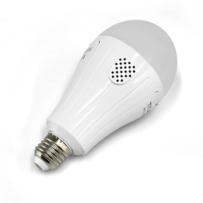 LED лампа аккумуляторная TITANUM A80 12W E27 4000K 230V  