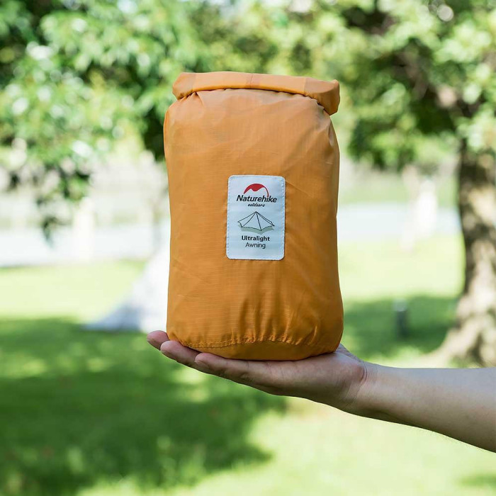 Тент туристический Naturehike 210T polyester 4,25х2.55м 0,66 кг (NH15T003-M)  