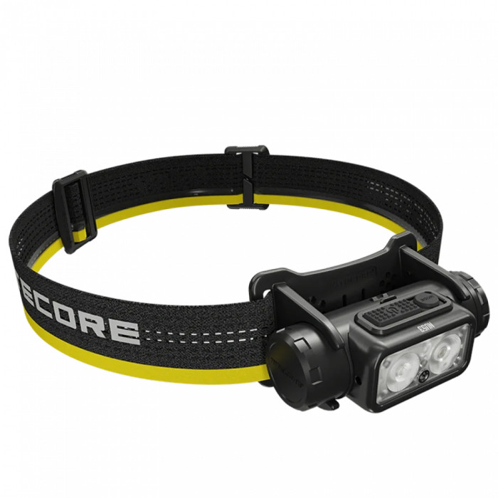 Фонарь налобный Nitecore NU53 (Белый + Красный LED, 1800 люмен, 11 режимов, 1x21700, USB-C, датчик приближения)  