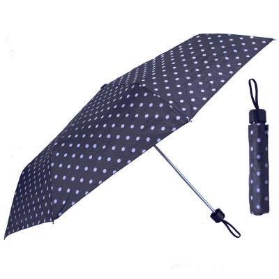 Зонтик Semi Line Black White Dots (L2036-4)