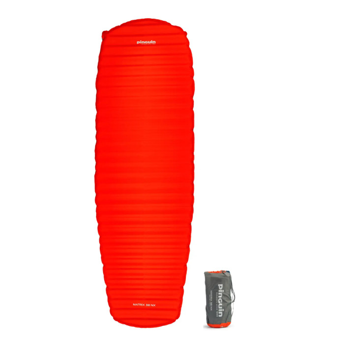 Самонадувающийся коврик Pinguin Matrix NX, 198x62x3.8см, Orange (PNG 709322)  