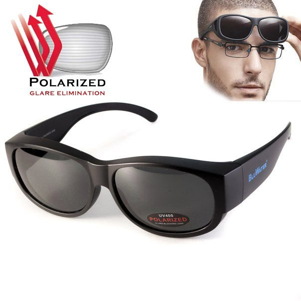 Очки BluWater OverBoard Polarized (gray) черные  