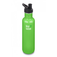 Спортивная бутылка для воды Klean Kanteen Classic Sport Cap 800 мл (зеленая)