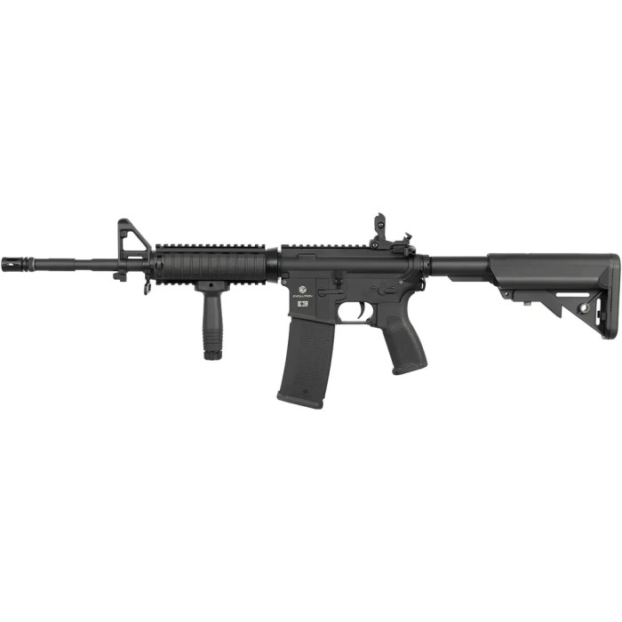 Страйкбольная винтовка Evolution Recon SOPMOD 14.5" AEG 6 мм Cashmir Black  