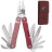 Мультиинструмент Leatherman Rebar Heathered Cranberry, нейлоновый чехол