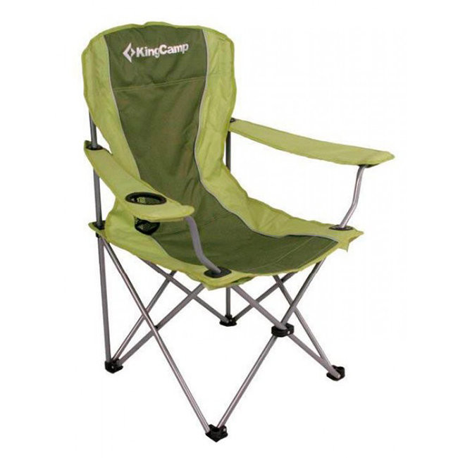 Шезлонг KingCamp Arms Chairin Steel (KC3818), Green  