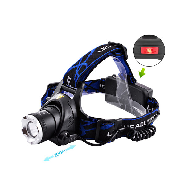 Фонарь налобный Police 6699/204C-T6 2x18650  