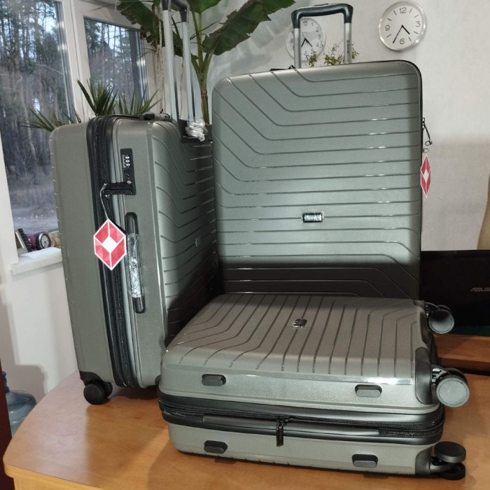 Чемодан Swissbrand Eden (L) Charcoal (SWB_LHEDE174L)  