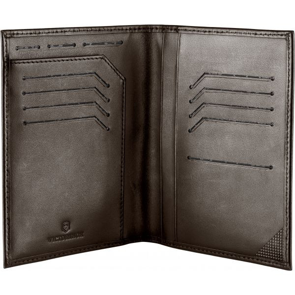 Портмоне кожаное Victorinox Altius Edge/Dark Earth Leibnitz Коричневое (Vt605333)  