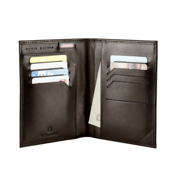 Портмоне кожаное Victorinox Altius Edge/Dark Earth Leibnitz Коричневое (Vt605333)  