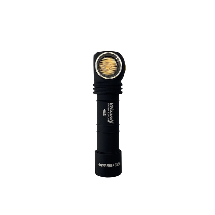 Налобный фонарь Armytek Wizard Pro Magnet USB + 18650 Nichia LED Warm CRI  