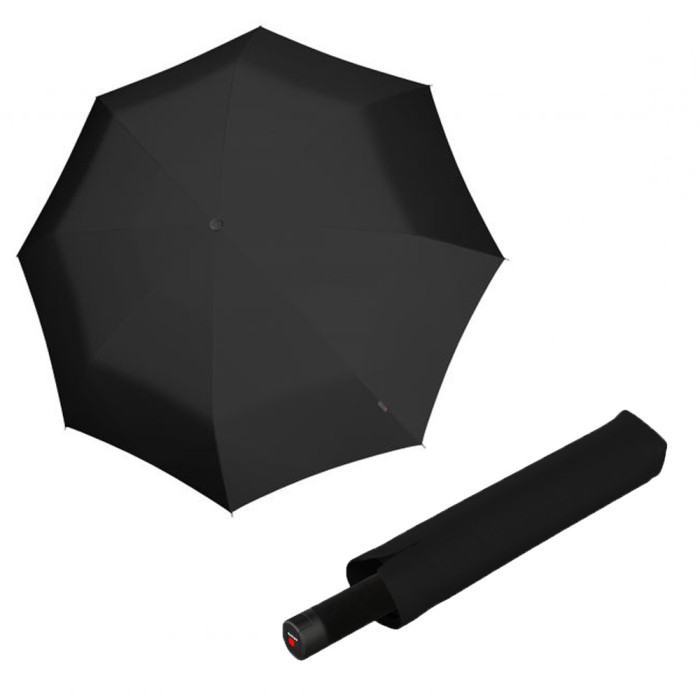 Зонт Knirps U.090 Black Мех/Складной/8спиц /D128x38см  