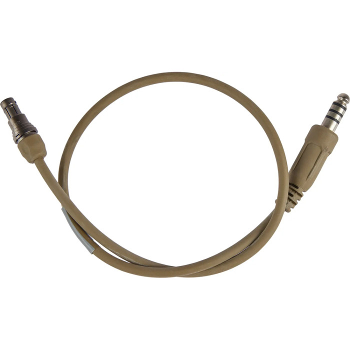 Адаптер-кабель Ops-Core AMP U174 Downlead Mono Binaural 21. Tan  