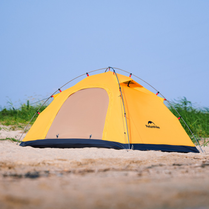 Палатка двухместная Naturehike CNK2450WS030, оранжевая  