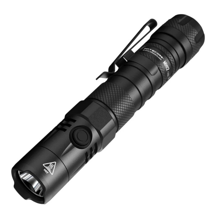 Карманный фонарь Nitecore MH12 v2 ( серый Сree XP-L2 V6, 1200 люмен, 7 режимов, 1х21700, USB Type-C)  