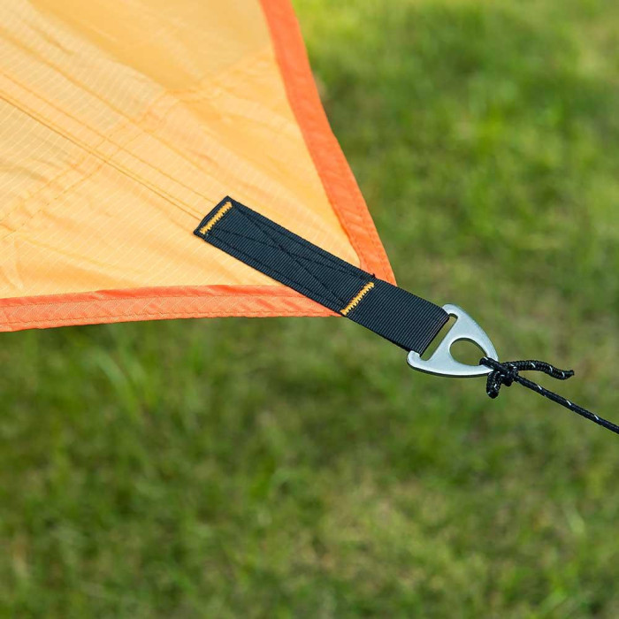 Тент туристический Naturehike 20D silicone 4,25х2.55м 0,57 кг grey/white (NH15T003-M)  