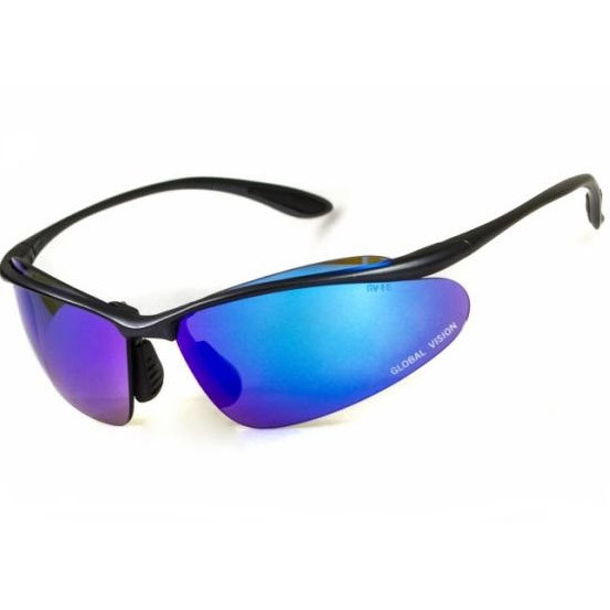 Очки Global Vision HollyWood (G-Tech blue) зеркальные синие  