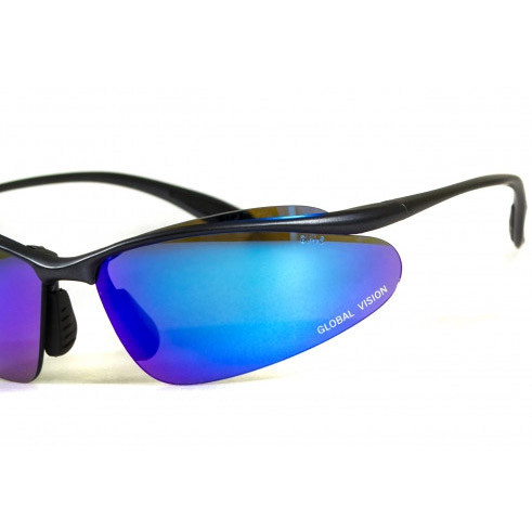 Очки Global Vision HollyWood (G-Tech blue) зеркальные синие  