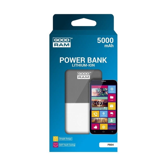 Портативная батарея Goodram PB04, 5000 mAh  