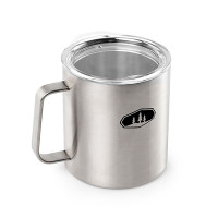 Термокружка GSI Outdoors Glacier Stainless 15Fl.Oz. Camp Cup (металлик)