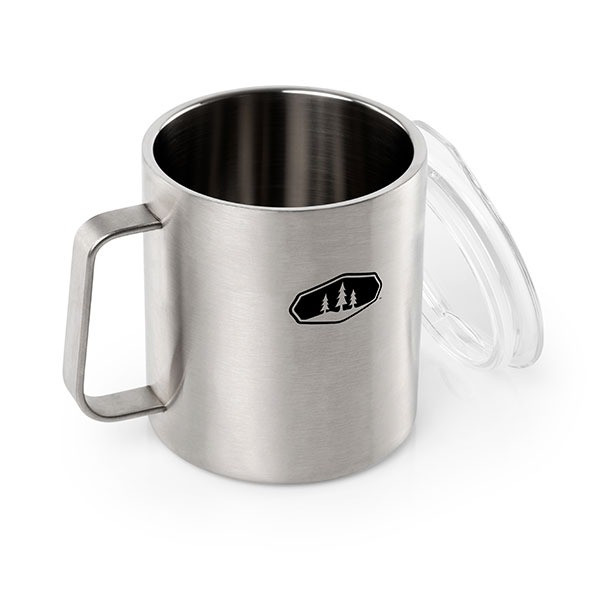 Термокружка GSI Outdoors Glacier Stainless 15Fl.Oz. Camp Cup (металлик)  