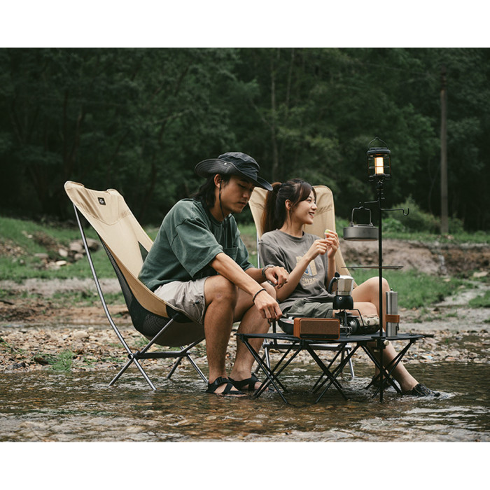 Кресло складное Naturehike Stellaluna L04 CNK2450JJ015, размер L, алюминий, коричневый  