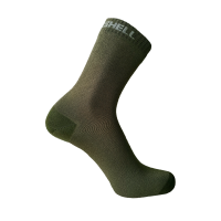 Водонепроницаемые носки DexShell Ultra Thin Crew, хаки/серый, S