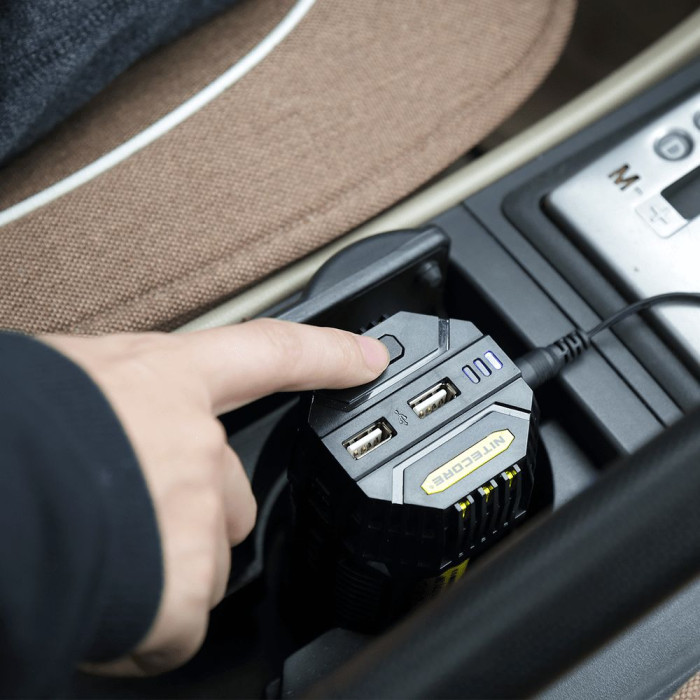 Зарядное устройство автомобильное Nitecore V2 6А - 2xUSB (2.1A)