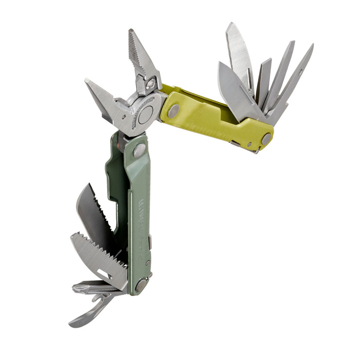 Мультиинструмент Leatherman Rebar Mossy Slate, нейлоновый чехол  