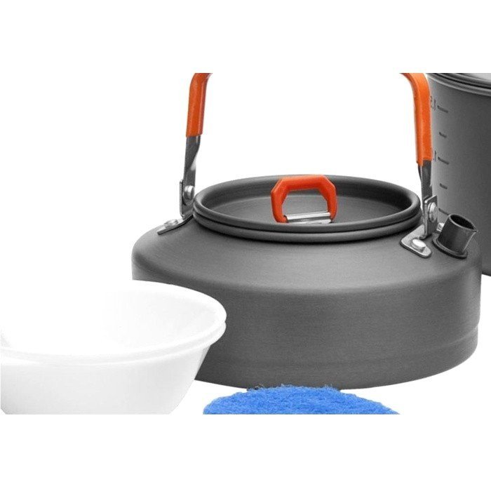 Набор посуды для 2-3 персон Fire-Maple Feast 2 (оранжевые ручки)  