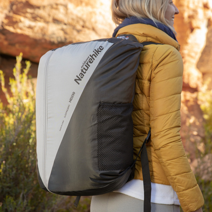 Спальный мешок двухместный Naturehike NH21MSD05, голубой  