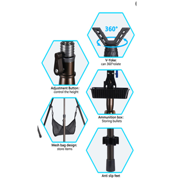 Трипод Fiery Deer DX-GEN7-V-360PRO, высота 186 см  