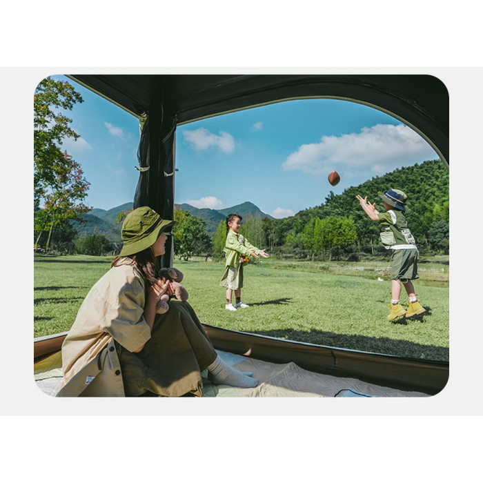 Палатка трехместная автоматическая Naturehike Ango CNK2550WS010, S, серая  